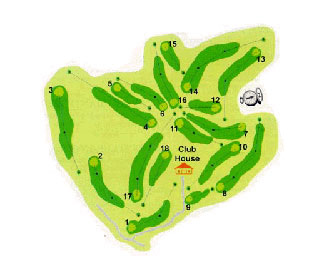 Real Club de Campo de Cordoba Golf Course map