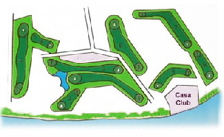 Los Moriscos Golf Club Golf Course map