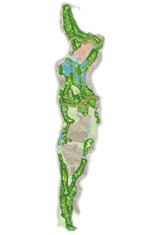 Aguilon Golf Course Golf Course map