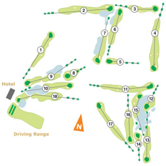 Aroeira Challenge Golf Course Golf Course map
