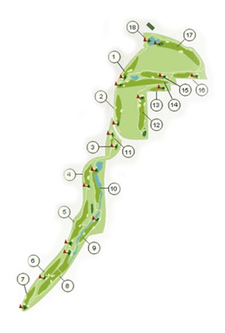 Doña Julia Golf Course Golf Course map