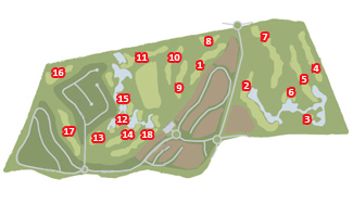 Royal Obidos Golf Course map