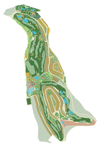 El Cortijo Club de Campo Golf Course map