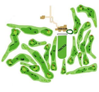 Golf Costa Teguise Golf Course map