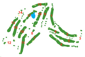 Lanzarote Golf Course Golf Course map