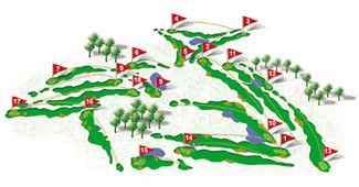 T-Golf Calvia (T-Golf Country Club) Golf Course map