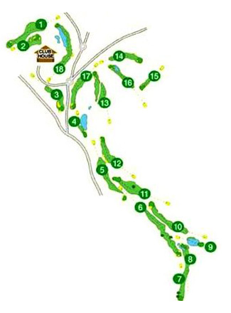 Andratx Golf Course Golf Course map