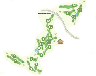 Real Golf Bendinat Golf Course map