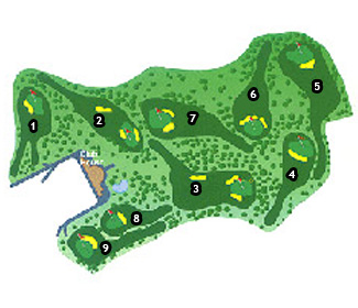 Ifach Golf Course Golf Course map