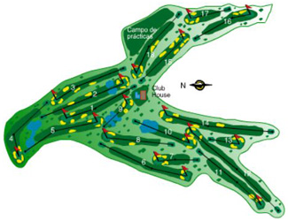 La Marquesa Golf Golf Course map