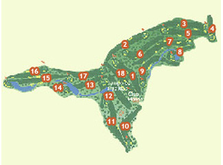 El Bosque Golf & Country Club Golf Course map