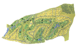 Peralada Golf Course Golf Course map