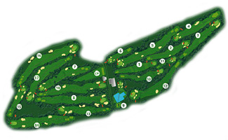 Golf de Pals Golf Course map