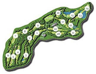 PGA Catalunya - Tour Course Golf Course map