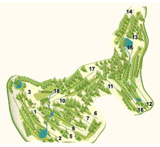 Costa Daurada Tarragona Golf Course Golf Course map