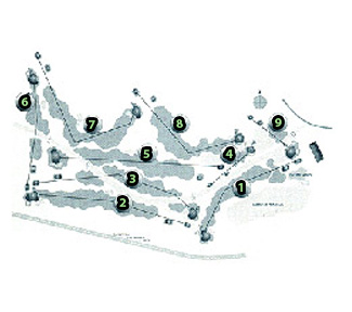 La Dehesa Golf Course Golf Course map