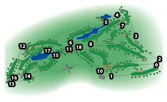 La Moraleja Golf Course II Golf Course map