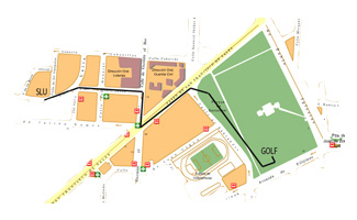 Green Canal Golf Course Golf Course map