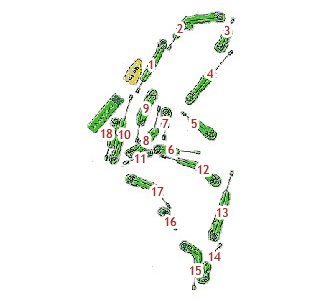 Real Club de Golf Las Rozas de Madrid (ex: Nuevo Madrid Golf Club) Golf Course map