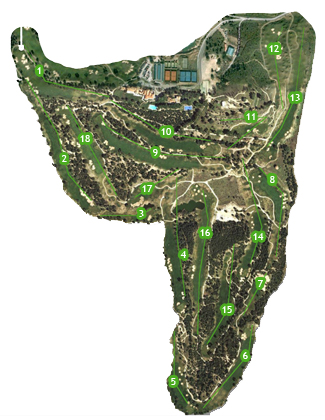 Real Sociedad Hipica Española Club de Campo Golf Course map