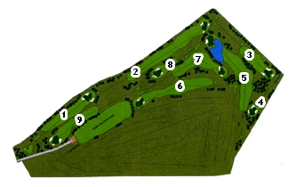 Guara Golf Course Golf Course map