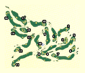 La Peñaza Golf Course Golf Course map