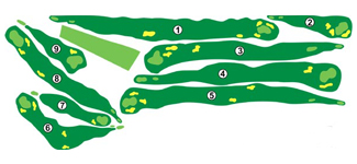 Cierro Grande Golf Course Golf Course map