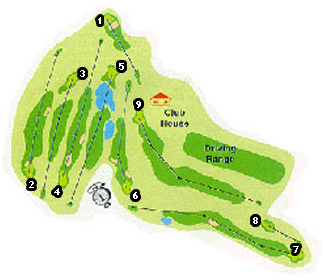 Villaviciosa Golf Course Golf Course map