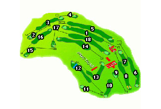 Real Club de Golf Castiello Golf Course map