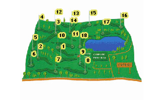 Izki Urturi Golf Course Golf Course map