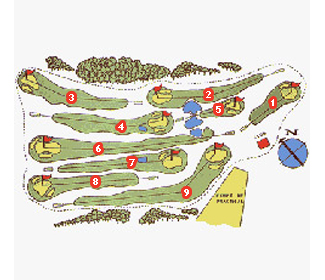 Zuia Golf Club Golf Course map