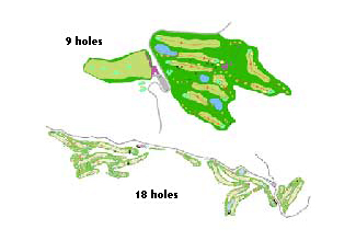 Uraburu Golf Golf Course map