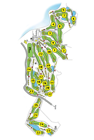 Laukariz Golf Course Golf Course map