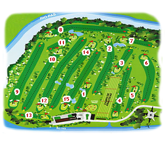 Abra del Pas Golf Course Golf Course map