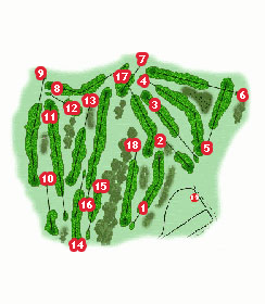 Real Golf de Pedreña Golf Course map