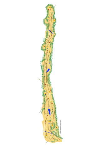 La Vereda Golf Course Golf Course map