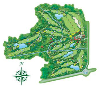 Palomarejos Golf Course Golf Course map