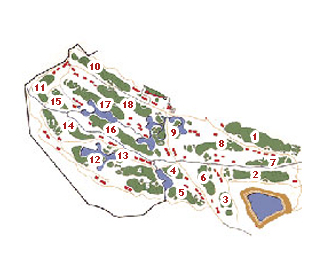 El Fresnillo Golf Course Golf Course map