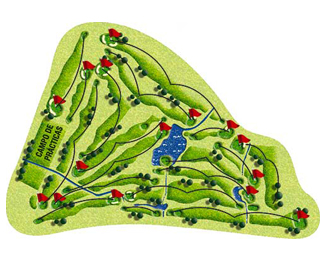 Riocerezo Golf Course Golf Course map