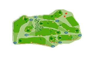 El Espinar Golf Course Golf Course map