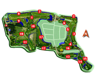 Aldeamayor Golf Course Golf Course map