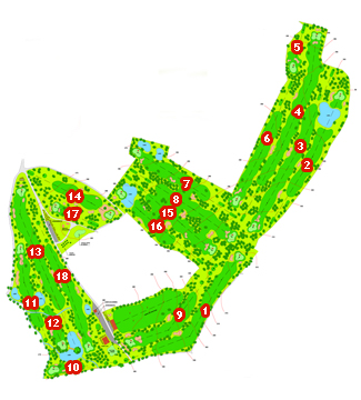 Hercules Golf Course Golf Course map