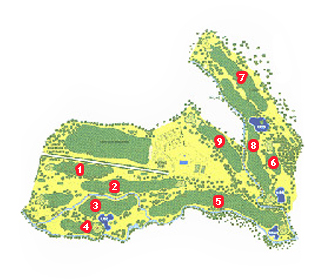 Lugo Golf Course Golf Course map