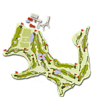 Castillo de Gorraiz Golf Course Golf Course map