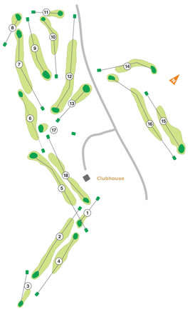 Lisbon Sports Club Golf Course map