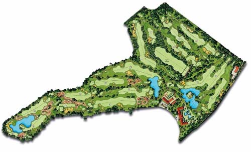 Roda Golf Course Golf Course map