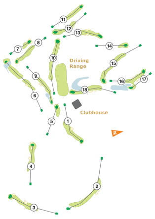 Belas Clube Campo Golf Course map